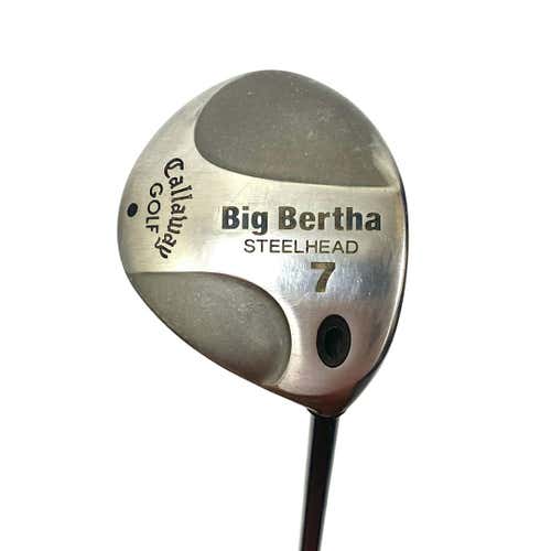 Used Callaway Big Bertha Steelhead Women's Right 7 Wood Ladies Flex Graphite Shaft