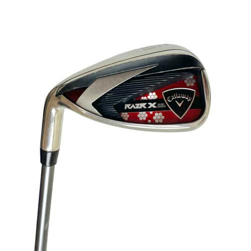 Used Callaway Razr X Hl Women's Left 9 Iron Ladies Flex Graphite Shaft