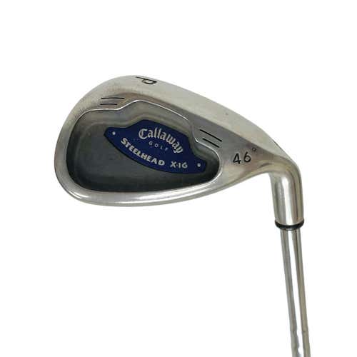 Used Callaway Steelhead X16 Men's Right Pitching Wedge Stiff Flex Steel Shaft