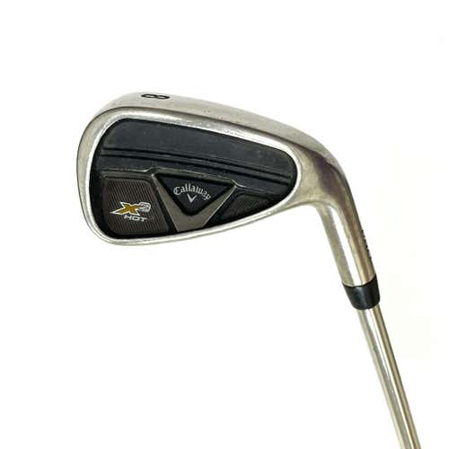 Used Callaway X2 Hot Men's Right 8 Iron Stiff Flex Steel Shaft