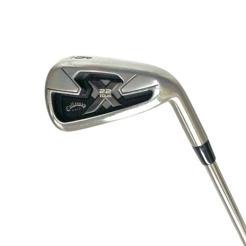 Used Callaway X22 Tour Men's Right 6 Iron Stiff Flex Steel Shaft