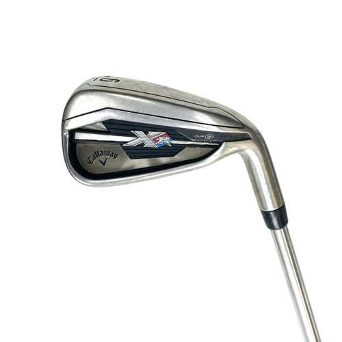 Used Callaway Xr Men's Right 6 Iron Stiff Flex Steel Shaft