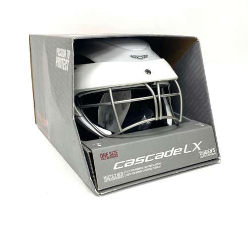 Used Cascade Lx Women's Lacrosse Helmet One Size New Condition