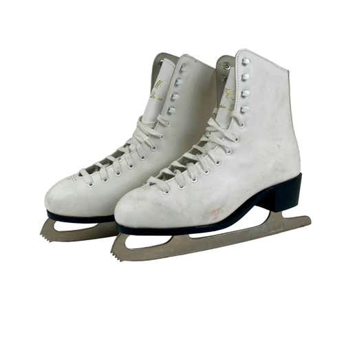 Used Ccm Champion Deluxe Women's Figure Skates Senior 10