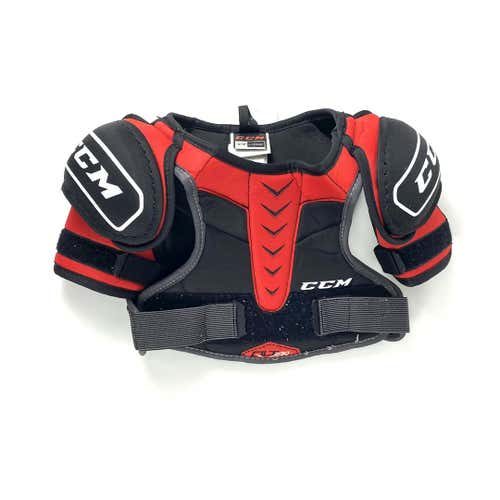 Used Ccm Qlt 230 Hockey Shoulder Pads Youth Lg