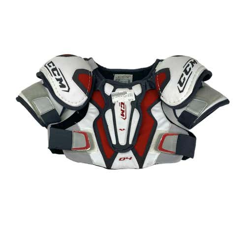 Used Ccm Vector 04 Hockey Shoulder Pads Junior Sm