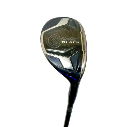 Used Cleveland 2015 Black Men's Right 3 Hybrid Senior Flex Graphite Shaft