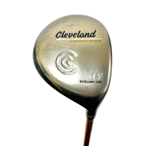 Used Cleveland Launcher Men's Right 3 Wood Stiff Flex Graphite Shaft