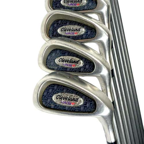 Used Cleveland Vas Plus Men's Right Iron Set 3i-pw Stiff Flex Graphite Shaft