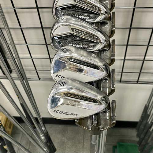 Used Cobra King F8 Men's Right Iron Set 5i-sw Regular Flex Steel Shaft