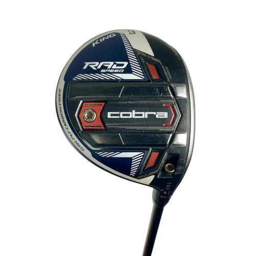 Used Cobra King Rad Speed Men's Right 3 Wood Regular Flex Graphite Shaft