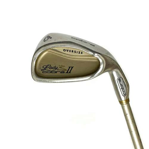 Used Cobra Lady Ii Oversize Women's Right 6 Iron Ladies Flex Graphite Shaft