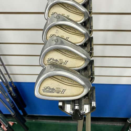 Used Cobra Lady Ii Oversize Women's Right Iron Set 3i-sw Ladies Flex Graphite Shaft