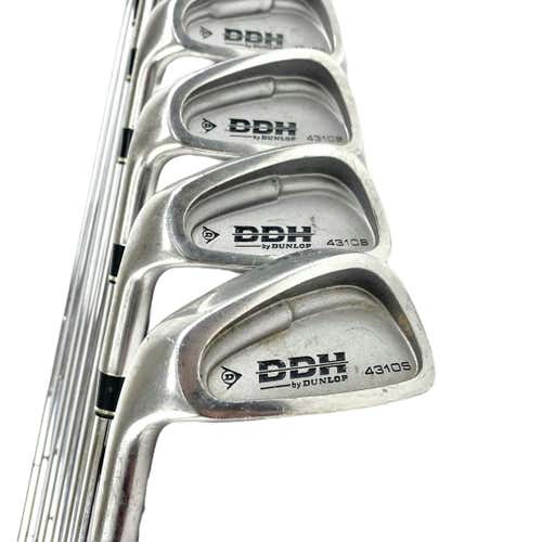 Used Dunlop Ddh 431 Os Men's Left Iron Set 3i-pw Regular Flex Steel Shaft