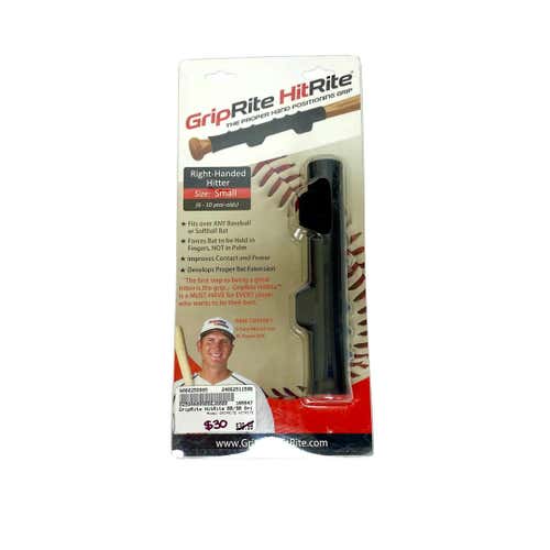 Used Grip Rite Hit Rite Batting Grip Trainer Rh Sm New Condition