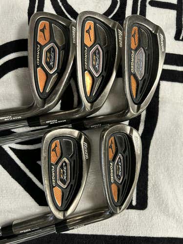 Used Mizuno Jpx Ez Forged 5i-pw (no 6 Iron) Stiff Flex Steel Shaft Iron Sets