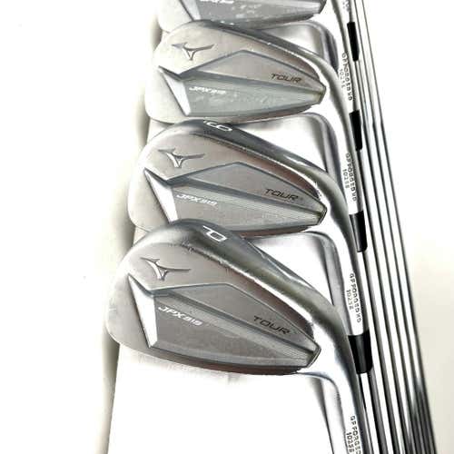 Used Mizuno Jpx 919 Tour Men's Right Iron Set 4i-pw Stiff Flex Steel Shaft