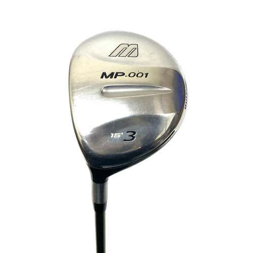 Used Mizuno Mp-001 Men's Left 3 Wood Stiff Flex Graphite Shaft