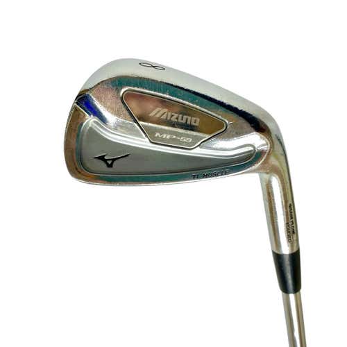 Used Mizuno Mp-59 Men's Right 8 Iron Stiff Flex Steel Shaft