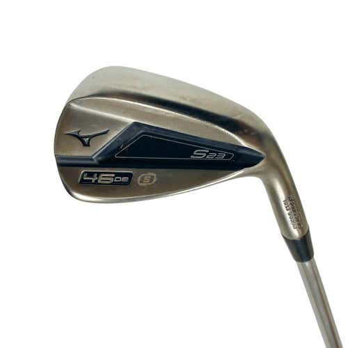 Used Mizuno S23 Men's Right 46 Degree Wedge Stiff Flex Steel Shaft