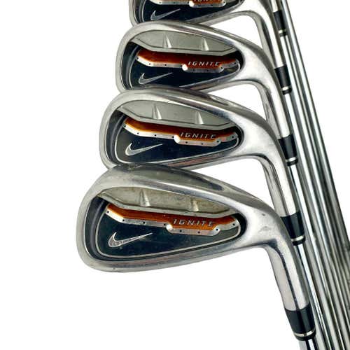 Used Nike Ignite Men's Right Iron Set 4i-pw Uniflex Steel Shaft