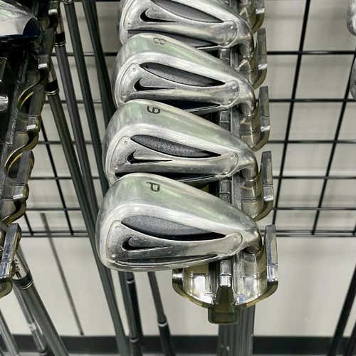 Used Nike Slingshot Men's Right Iron Set 3i-pw Stiff Flex Graphite Shaft