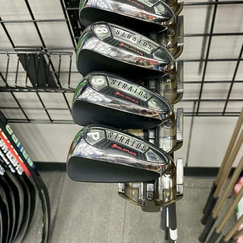 Used Orlimar Stratos Men's Right Iron Hybrid Set 4h-pw Regular Flex Graphite Shaft