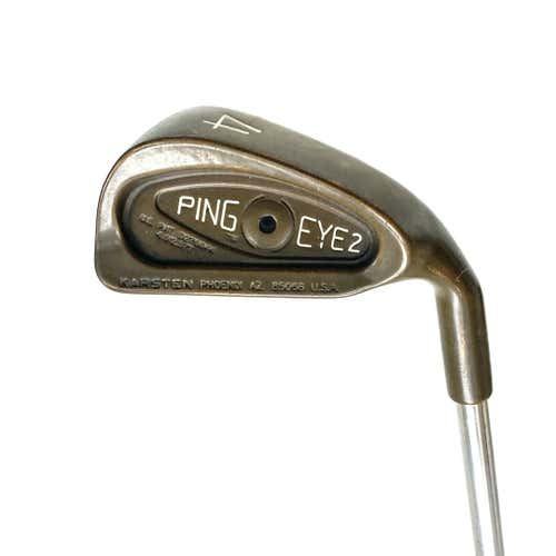 Used Ping Eye 2 Black Dot Men's Right 4 Iron Stiff Flex Steel Shaft