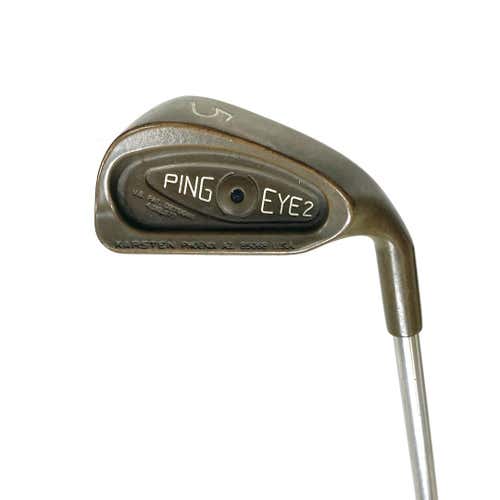 Used Ping Eye 2 Black Dot Men's Right 5 Iron Stiff Flex Steel Shaft