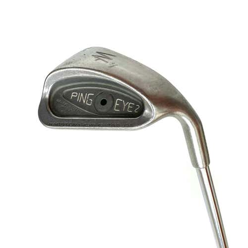 Used Ping Eye 2 Black Dot Men's Right Pitching Wedge Stiff Flex Steel Shaft