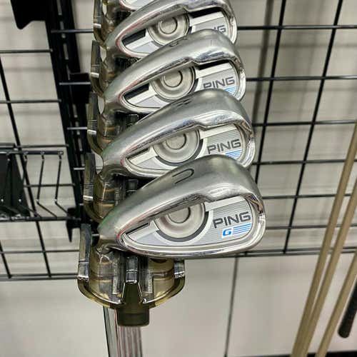 Used Ping G 2016 Yellow Dot Men's Left Iron Set 4i-gw Regular Flex Steel Shaft