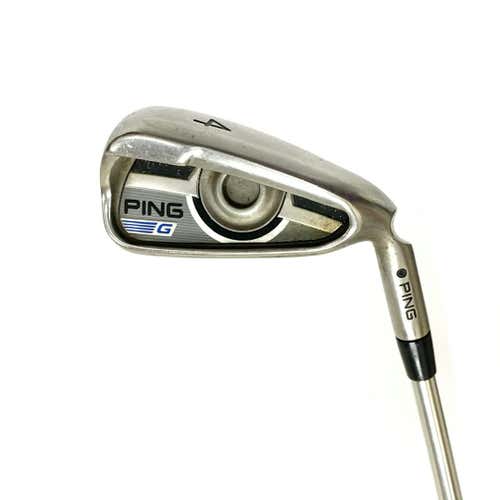 Used Ping G Black Dot Men's Right 4 Iron Stiff Flex Steel Shaft