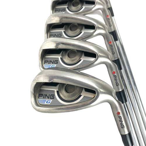 Used Ping G Red Dot Men's Right Iron Set 6i-pw Regular Flex Steel Shaft