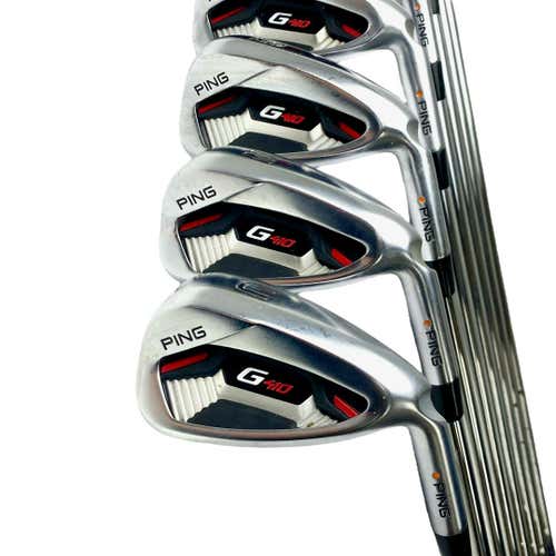 Used Ping G410 Men's Right Iron Set 4i-gw Regular Flex Steel Shaft