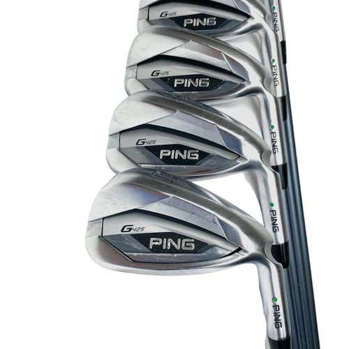 Used Ping G425 Green Dot Men's Right Iron Set 7i-gw Senior Flex Graphite Shaft