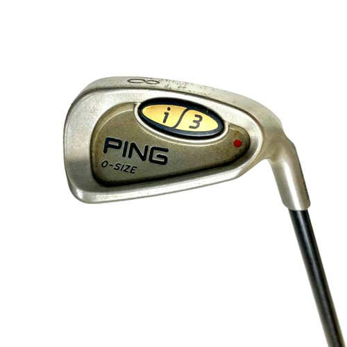 Used Ping I3 O-size Red Dot Men's Right 8 Iron Stiff Flex Graphite Shaft