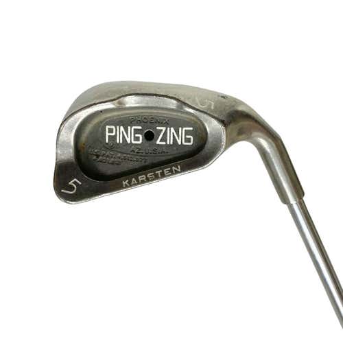 Used Ping Ping Zing Black Dot Men's Right 5 Iron Stiff Flex Steel Shaft