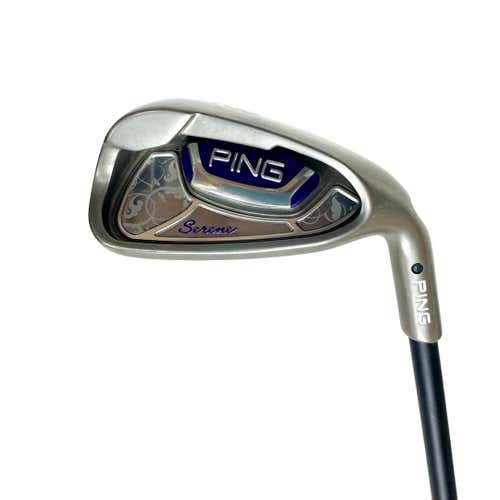 Used Ping Serene Black Dot Women's Right 9 Iron Senior Flex Graphite Shaft