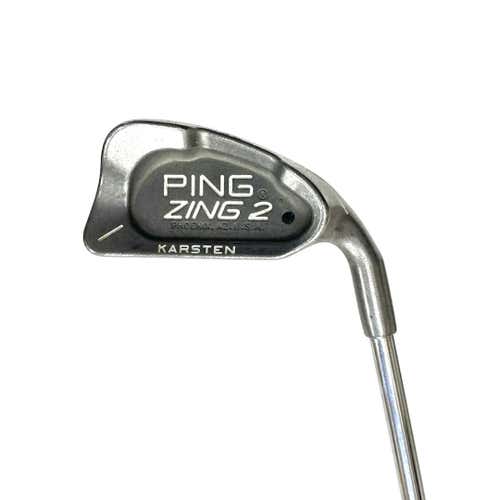 Used Ping Zing 2 Black Dot Men's Right 1 Iron Regular Flex Steel Shaft