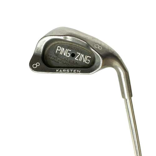 Used Ping Zing Black Dot Men's Right 8 Iron Stiff Flex Steel Shaft