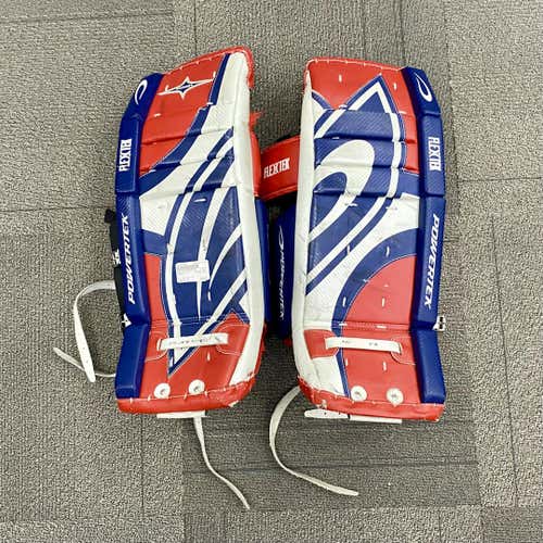 Used Powertek Ptk41 Goalie Leg Pads 24"