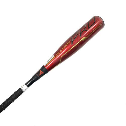 Used Rawlings Quatro Pro Utzq10 Usssa 2 3 4" Barrel Bat 28" -10 Drop