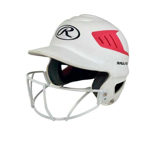 Used Rawlings Rcfh Softball Helmet 6 1 2" - 7 1 2"