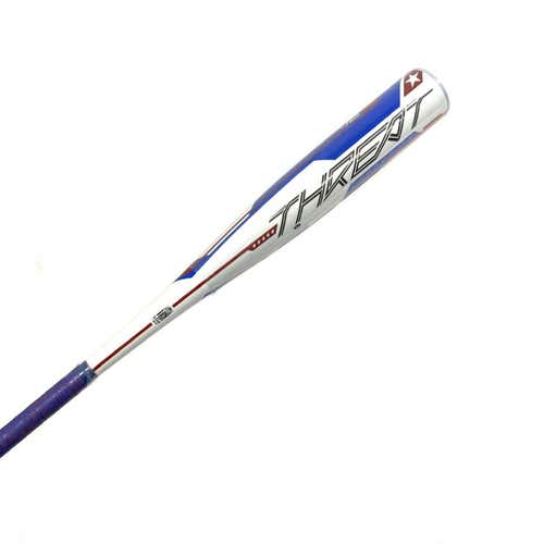 Used Rawlings Threat Ut1t12 Usssa 2 3 4" Barrel Bat 30" -12 Drop New Condition