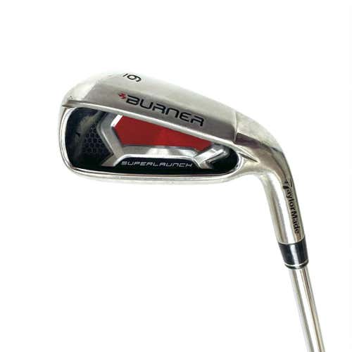 Used Taylormade Burner Superlaunch Men's Right 6 Iron Stiff Flex Steel Shaft