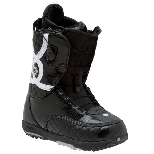 NEW $430 BURTON SUPREME SNOWBOARD BOOTS! 4  BLACK & WHITE  TOP OF THE LINE