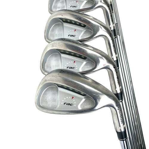 Used Taylormade Rac Os Men's Right Iron Set 3i-pw Regular Flex Steel Shaft