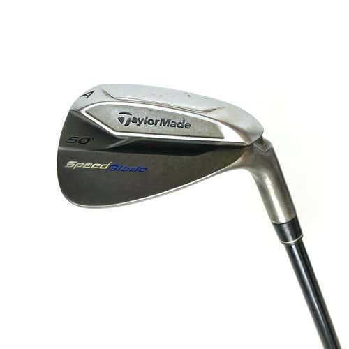 Used Taylormade Speedblade Men's Right 50 Degree Wedge Senior Flex Graphite Shaft