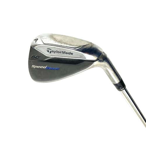 Used Taylormade Speedblade Men's Right Approach Wedge Stiff Flex Steel Shaft