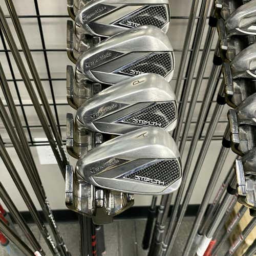 Used Taylormade Stealth Men's Left Iron Set 5i-aw Senior Flex Graphite Shaft